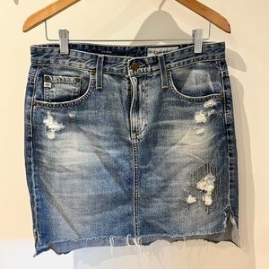 AG Denim Skirt “The Erin” from Anthropologie